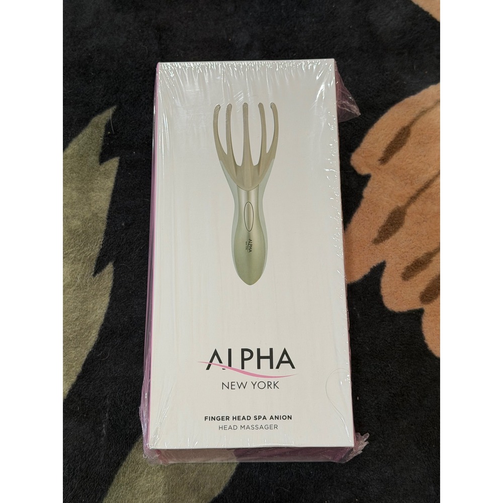Alpha New York Finger Head Spa Anion Head Massager Scalp Care Tool New Sealed‎